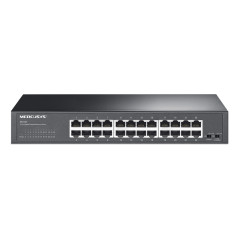 Mercusys MS124GS switch di rete Gigabit Ethernet (10 100 1000) Nero