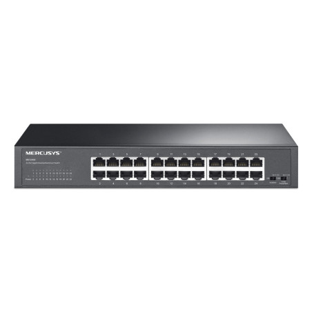 Mercusys MS124GS switch di rete Gigabit Ethernet (10 100 1000) Nero