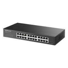 Mercusys MS124GS switch di rete Gigabit Ethernet (10 100 1000) Nero