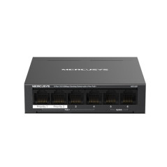 Mercusys MS106P switch di rete Non gestito Fast Ethernet (10 100) Supporto Power over Ethernet (PoE) Montaggio da
