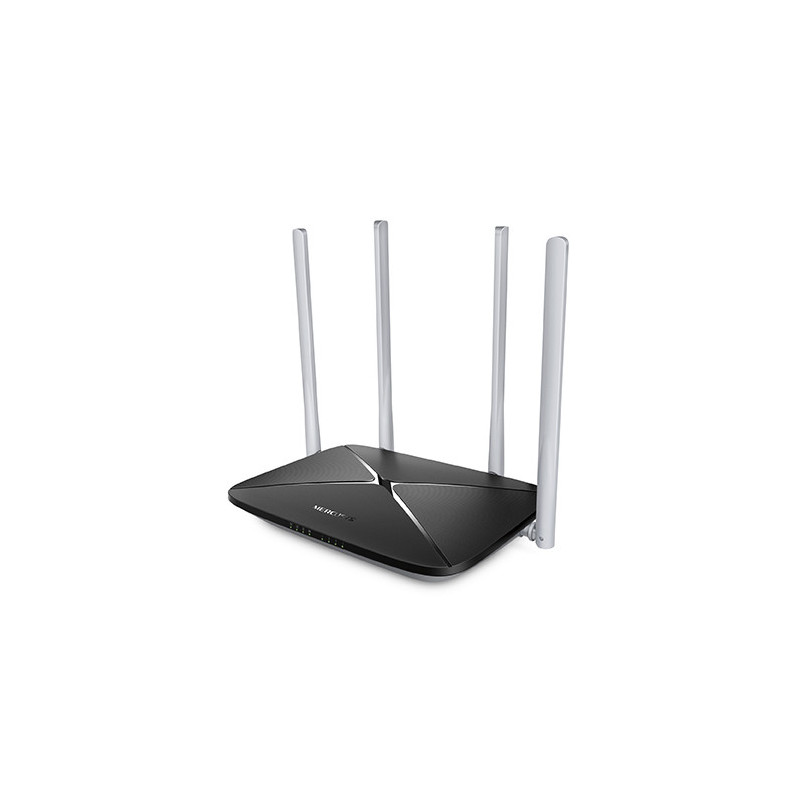 Mercusys AC12 router wireless Fast Ethernet Dual-band (2.4 GHz/5 GHz) Nero Mercusys AC12 router wireless Fast Ethernet Dual-band (2.4 GHz/5 GHz) Nero