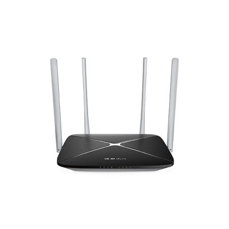 Mercusys AC12 router wireless Fast Ethernet Dual-band (2.4 GHz/5 GHz) Nero