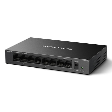 Mercusys MS108GS switch di rete Non gestito Gigabit Ethernet (10/100/1000) Nero
