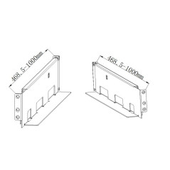 Hikvision R SERIES UPS RACK SLIDE 4-POST accessorio per gruppi di continuità (UPS)