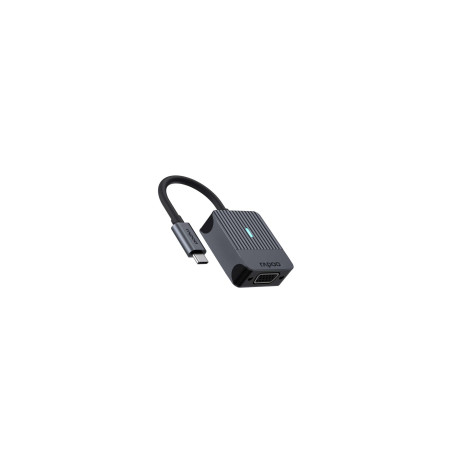 Rapoo UCA-1003 0,15 m USB tipo-C VGA (D-Sub) Nero