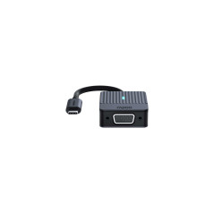 Rapoo UCA-1003 0,15 m USB tipo-C VGA (D-Sub) Nero