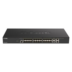 D-Link DXS-1210-28S switch di rete Gestito L2 L3 10G Ethernet (100 1000 10000) 1U Nero