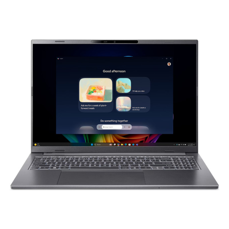 Acer Aspire 16 AI A16-52M-794G Copilot+ PC Intel Core Ultra 7 256V Computer portatile 40,6 cm (16") WUXGA 16 GB LPDDR5x-SDRAM