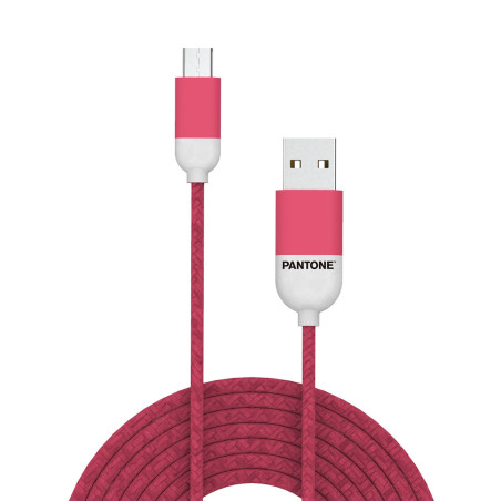 Pantone PT-MC001-5P cavo USB USB 2.0 1,5 m USB A Micro-USB B Rosa