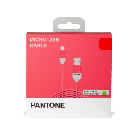 Pantone PT-MC001-5P cavo USB USB 2.0 1,5 m USB A Micro-USB B Rosa