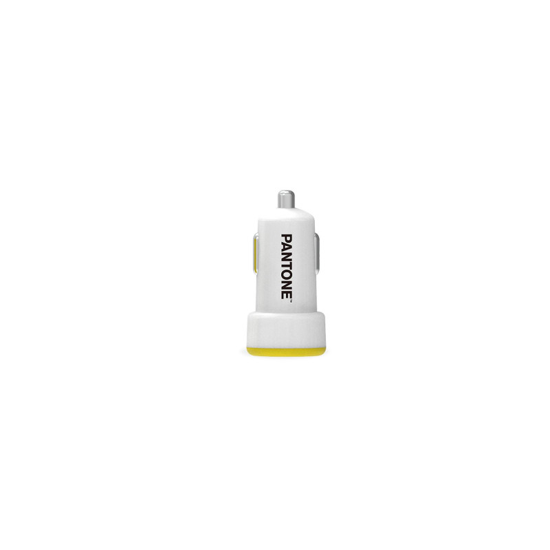 Pantone PT-DC1USBY Caricabatterie per dispositivi mobili Universale Bianco, Giallo Accendisigari Auto Pantone PT-DC1USBY Caricabatterie per dispositivi mobili Universale Bianco, Giallo Accendisigari Auto
