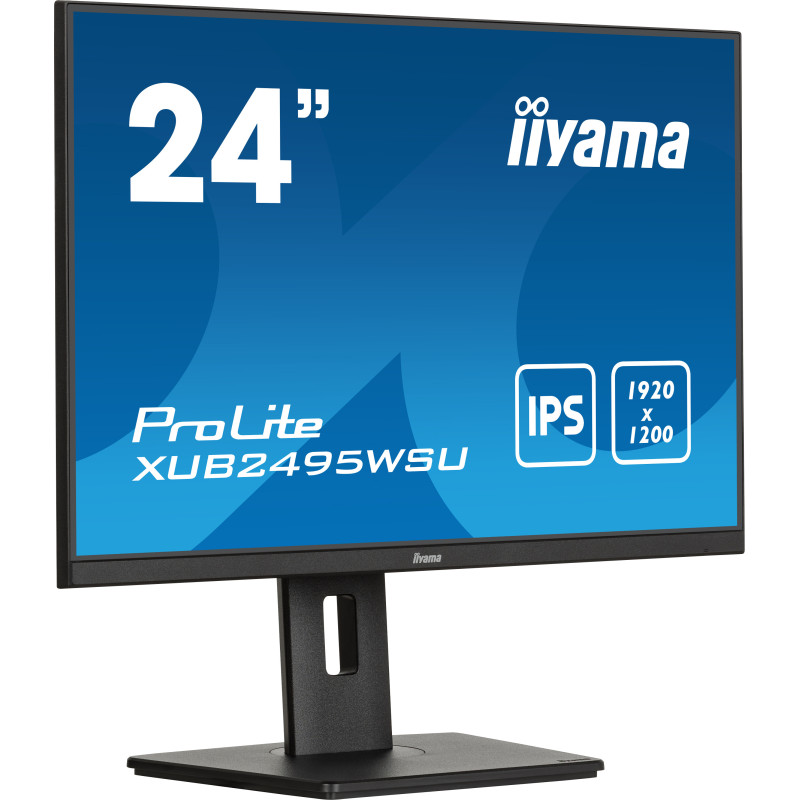 iiyama ProLite XUB2495WSU-B7 Monitor PC 61,2 cm (24.1") 1920 x 1200 Pixel WUXGA LED Nero