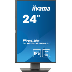 iiyama ProLite XUB2495WSU-B7 Monitor PC 61,2 cm (24.1") 1920 x 1200 Pixel WUXGA LED Nero