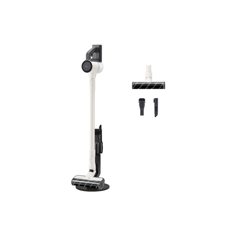 LG A9C-AIR1E scopa elettrica Aspirapolvere elettrica Batteria Secco Senza sacchetto 150 W Nero, Bianco 2,4 Ah