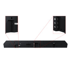 Samsung Soundbar HW-Q990H XC, Audio 11.1.4 canali, potenza 756W, Active Voice Amplifier Pro, Auto AV Sync, Bluetooth 5.3,