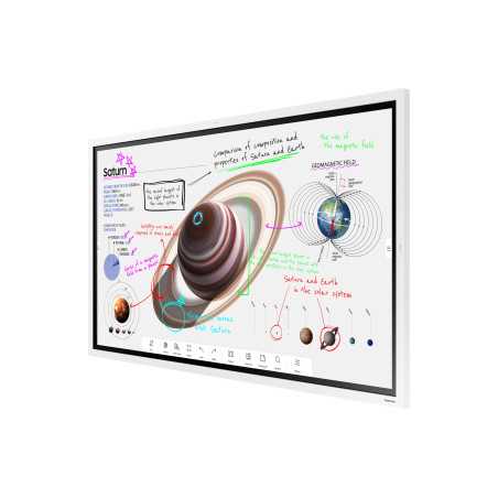 Samsung WM65B lavagna interattiva 165,1 cm (65") 3840 x 2160 Pixel Touch screen Grigio, Bianco LH65WMBWBGCXEN