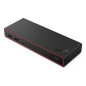 Lenovo ThinkPad USB4 Dock 5000 Cablato Thunderbolt 4 Nero Lenovo ThinkPad USB4 Dock 5000 Cablato Thunderbolt 4 Nero