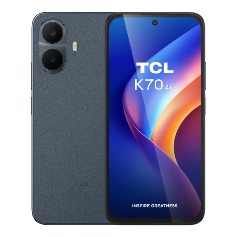 TCL K70 4G 17,3 cm (6.8") Dual SIM ibrida Android 16.0 USB tipo-C 4 GB 128 GB 5200 mAh Grigio TCL K70 4G 17,3 cm (6.8") Dual SIM ibrida Android 16.0 USB tipo-C 4 GB 128 GB 5200 mAh Grigio