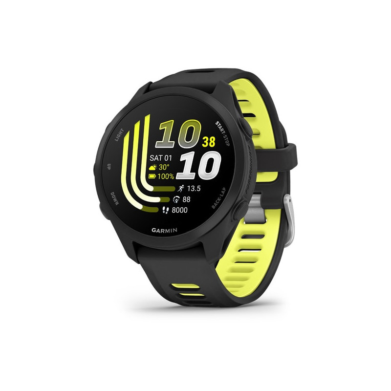 Garmin Forerunner 170 3,05 cm (1.2") AMOLED 30 mm Digitale 390 x 390 Pixel Touch screen Nero GPS (satellitare)