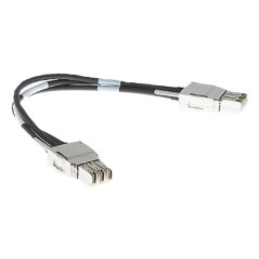 Cisco STACK-T1A-1M cavo InfiniBand e in fibra ottica Metallico, Nero
