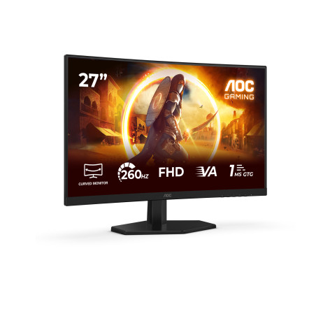 AOC G4 C27G42ZE Monitor PC 68,6 cm (27") 1920 x 1080 Pixel Full HD LCD Nero, Rosso