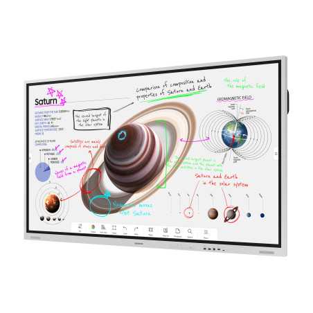 Samsung WM85B lavagna interattiva 2,16 m (85") 3840 x 2160 Pixel Touch screen Grigio, Bianco LH85WMBWLGCXEN