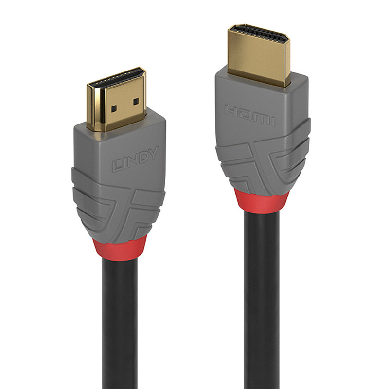 Lindy 36963 cavo HDMI 2 m HDMI tipo A (Standard) Nero, Grigio Lindy 36963 cavo HDMI 2 m HDMI tipo A (Standard) Nero, Grigio