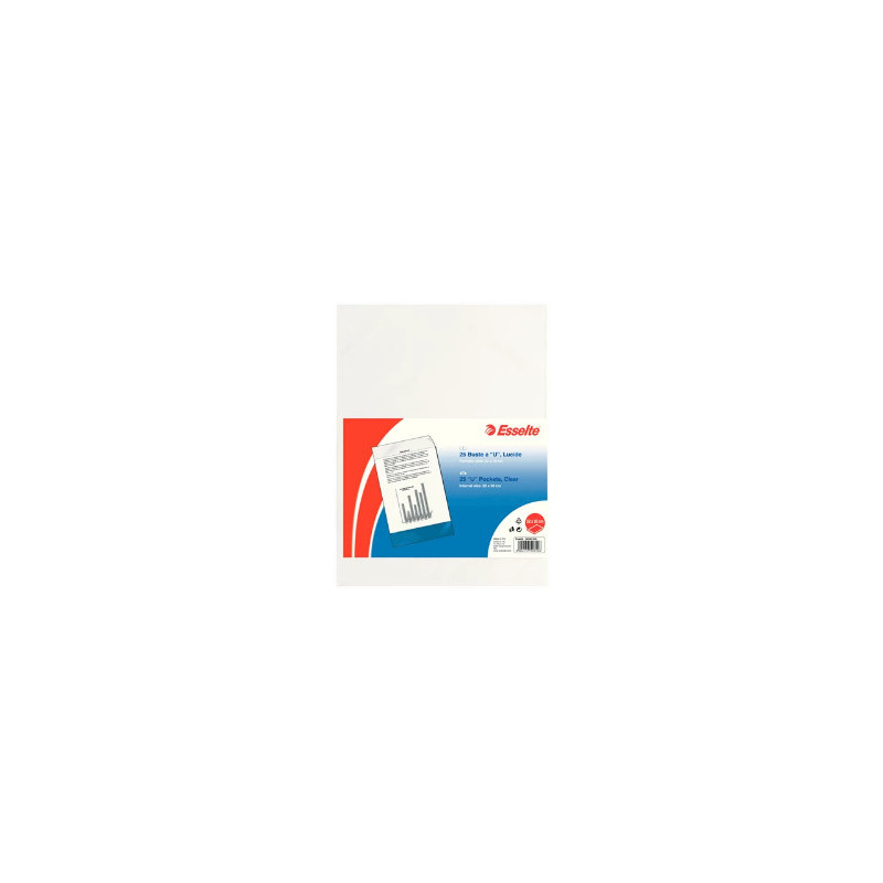 Esselte 395901200 busta Trasparente Esselte 395901200 busta Trasparente