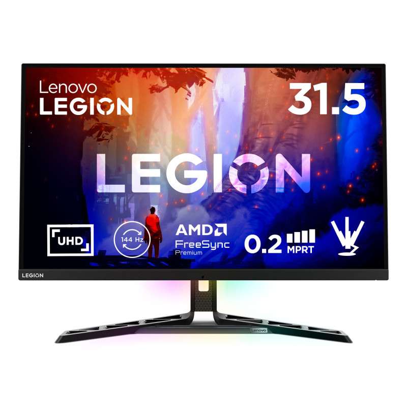 Lenovo Legion Y32p-30 - Monitor Gaming 31.5" IPS Flat UHD / 4K 3840x2160 0 144Hz 0.2ms - Speakers AMD FreeSync Premium + VESA Lenovo Legion Y32p-30 - Monitor Gaming 31.5" IPS Flat UHD / 4K 3840x2160 0 144Hz 0.2ms - Speakers AMD FreeSync Premium + VESA