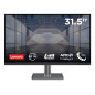 Lenovo L32p-30 - Monitor 31.5" IPS Flat UHD / 4K 3840x2160 0 60Hz 4ms - Webcam Speakers AMD FreeSync 1xHDMI 2.0 + 1xDP 1.2 +