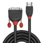 Lindy 36272 cavo e adattatore video 2 m HDMI tipo A (Standard) DVI-D Nero Lindy 36272 cavo e adattatore video 2 m HDMI tipo A (Standard) DVI-D Nero