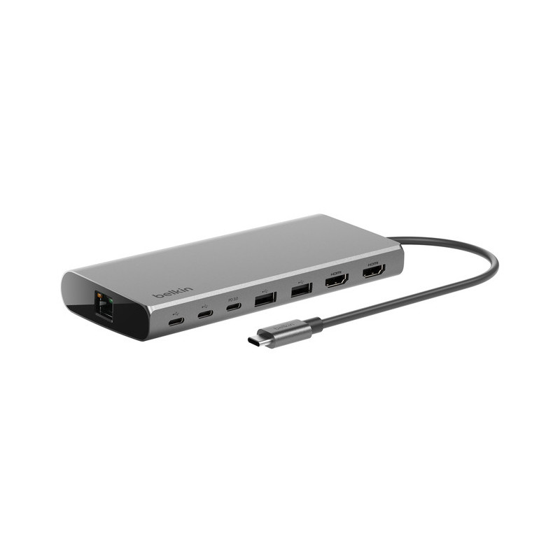 Belkin INC015BTSGY-CZ replicatore di porte e docking station per laptop Cablato USB 3.2 Gen 1 (3.1 Gen 1) Type-C Alluminio Belkin INC015BTSGY-CZ replicatore di porte e docking station per laptop Cablato USB 3.2 Gen 1 (3.1 Gen 1) Type-C Alluminio