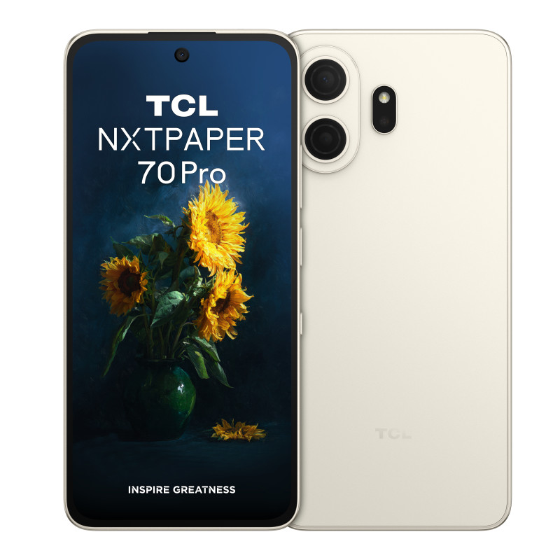 TCL 70 NXTPAPER Pro 17,5 cm (6.9") Doppia SIM Android 16.0 5G USB tipo-C 8 GB 256 GB 5200 mAh Oro TCL 70 NXTPAPER Pro 17,5 cm (6.9") Doppia SIM Android 16.0 5G USB tipo-C 8 GB 256 GB 5200 mAh Oro