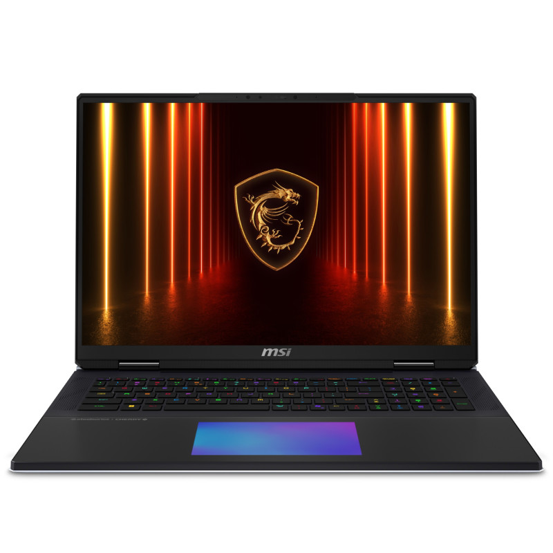 MSI Titan 18 HX A2WJ-1079IT Intel Core Ultra 9 290HX Plus Computer portatile 45,7 cm (18") UHD+ 64 GB DDR5-SDRAM 2 TB SSD MSI Titan 18 HX A2WJ-1079IT Intel Core Ultra 9 290HX Plus Computer portatile 45,7 cm (18") UHD+ 64 GB DDR5-SDRAM 2 TB SSD