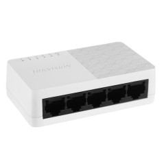 Hikvision DS-3E0505D-O switch di rete Gigabit Ethernet (10 100 1000) Nero, Bianco