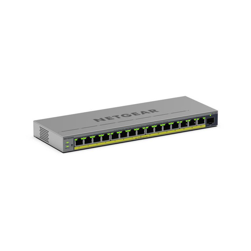 NETGEAR GS116EP Gestito L2/L3 Gigabit Ethernet (10/100/1000) Supporto Power over Ethernet (PoE) Grigio NETGEAR GS116EP Gestito L2/L3 Gigabit Ethernet (10/100/1000) Supporto Power over Ethernet (PoE) Grigio