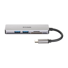 D-Link DUB-M530 replicatore di porte e docking station per laptop Cablato USB 3.2 Gen 1 (3.1 Gen 1) Type-C Alluminio