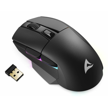 Sharkoon SGM50W mouse Gaming Mano destra RF Wireless + USB Type-A Ottico 6400 DPI
