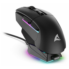 Sharkoon SGM50W mouse Gaming Mano destra RF Wireless + USB Type-A Ottico 6400 DPI