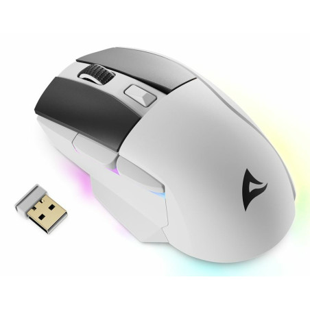 Sharkoon SGM50W mouse Gaming Mano destra RF Wireless + USB Type-A Ottico 6400 DPI