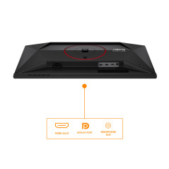 AOC G4 25G4ZR Monitor PC 62,2 cm (24.5") 1920 x 1080 Pixel Nero, Rosso
