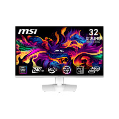 MSI MPG 321URXW QD-OLED Monitor PC 80 cm (31.5") 3840 x 2160 Pixel 4K Ultra HD Bianco