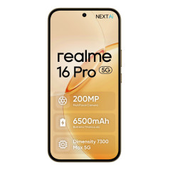 realme 16 Pro 17,3 cm (6.8") Doppia SIM 5G 8 GB 256 GB 6500 mAh Oro