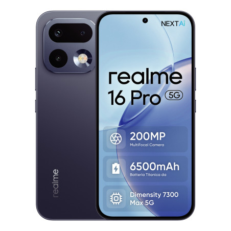realme 16 Pro 17,2 cm (6.78") Doppia SIM 5G 8 GB 512 GB 6500 mAh Grigio