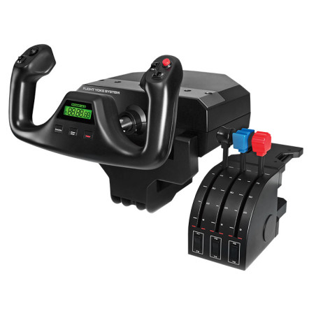 Logitech G G Saitek Pro Flight Yoke System Nero USB Simulazione di Volo Analogico/Digitale PC