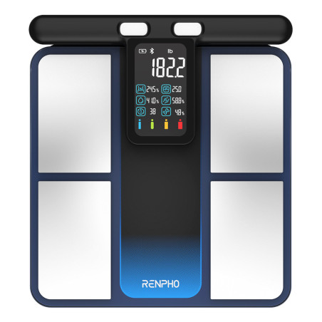 Renpho MorphoScan Analizzatore Corporeo Smart Wi-Fi e Bluetooth con 8 Elettrodi, 50+ Indici, Ricaricabile USB-C