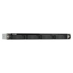 QNAP TS-432XeU NAS Rack (1U) 4 GB DDR4 0 TB QNAP QTS Nero, Grigio