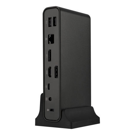 ASUS Triple Display USB-C Dock Duo DC301 Cablato Nero