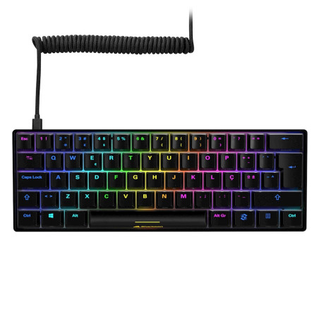 Sharkoon SGK50 S4 tastiera Gaming USB QWERTY Italiano Nero
