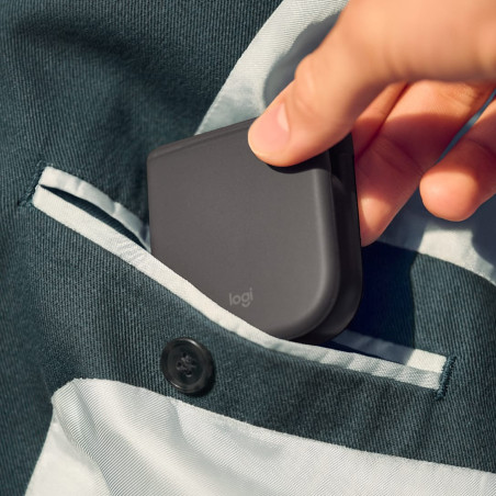 Logitech Mobi Fold mouse Viaggio Ambidestro RF senza fili + Bluetooth Ottico 4000 DPI
